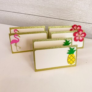 Luau party food table cards | Buffet table cards | Beach party | Summer party decor | Tropical party decor | Hawaiian party decorations