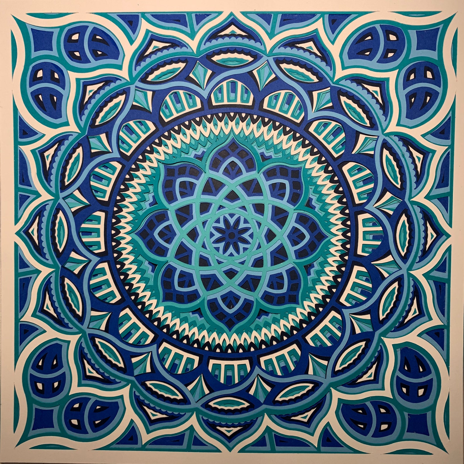 Free Free 191 Layered Mandala Shadow Box SVG PNG EPS DXF File