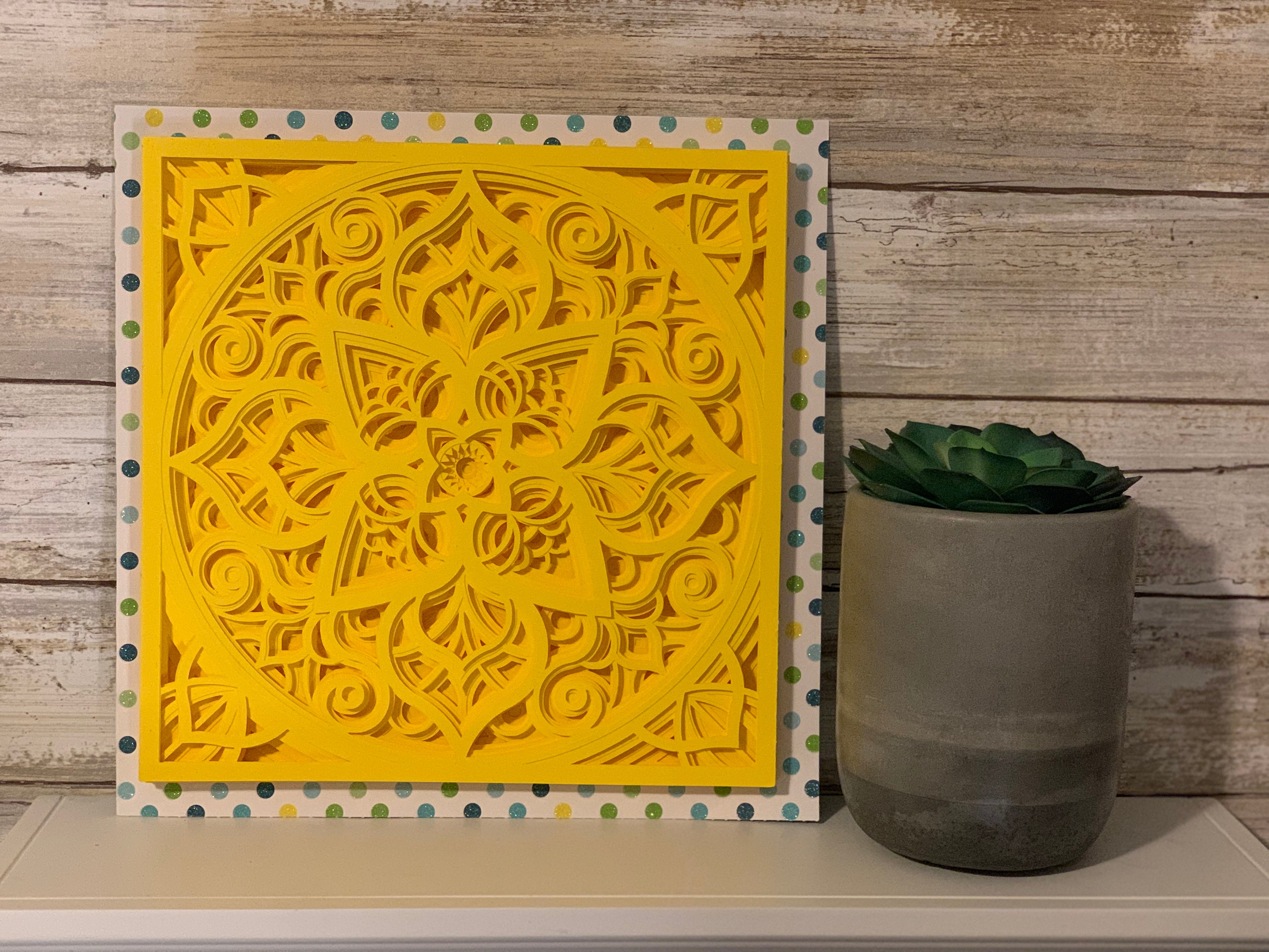 Free Free 333 Layered Mandala Shadow Box SVG PNG EPS DXF File