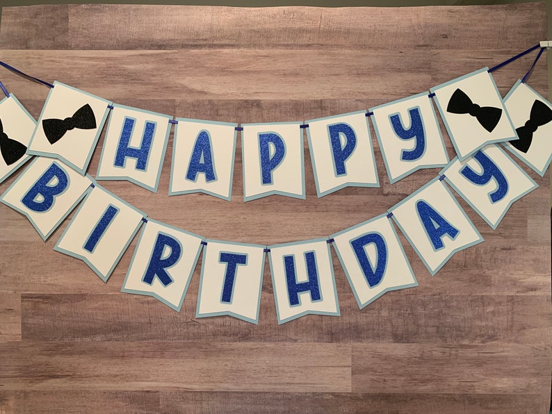 Happy Birthday Banner Birthday Boy Banner Banner With Name - Etsy