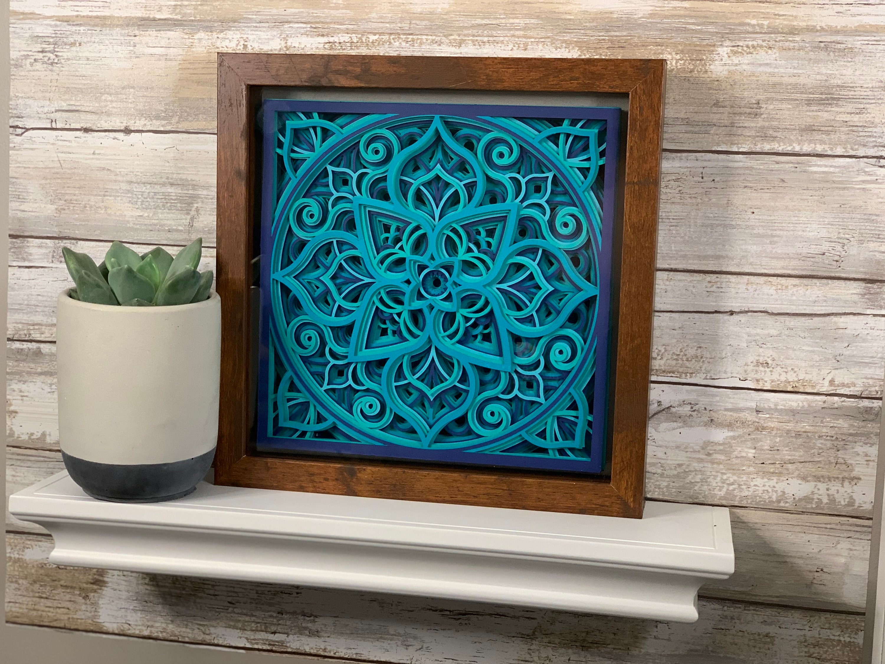 Free Free 333 Layered Mandala Shadow Box SVG PNG EPS DXF File