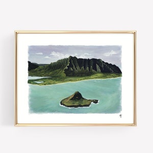 O‘AHU | Landscape | Koʻolau Range | Hawaii | Hawaiian Island Chain | Original, Landscape Giclée Print
