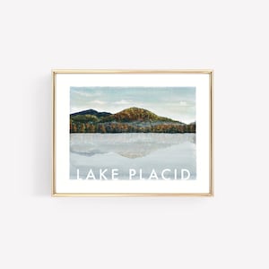 Lake Placid | The Adirondacks | Upstate New York | Original, Landscape Giclée Print