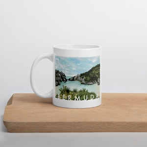 Bermuda Mug: Original Artwork, Signed Ceramic Coffee Cup