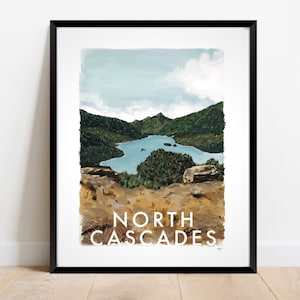 NORTH CASCADES | Washington | Diablo Lake | Ross Lake National Recreation Area | Original, Landscape Giclée Print