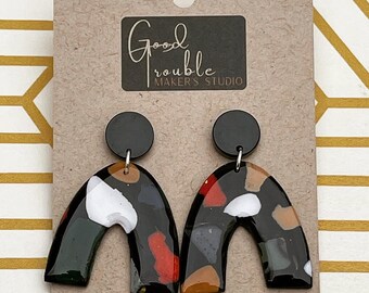 Art School Earrings by Good Trouble Maker