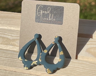 Designed by Woman Earrings by Good Trouble Maker