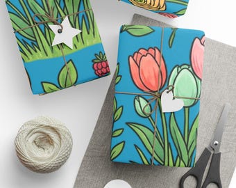 Spring Time (Animals) Wrapping Paper