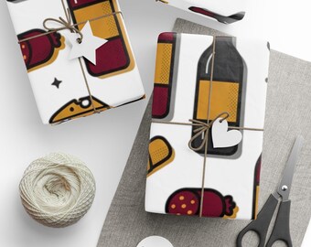 Wine Lovers Wrapping Paper