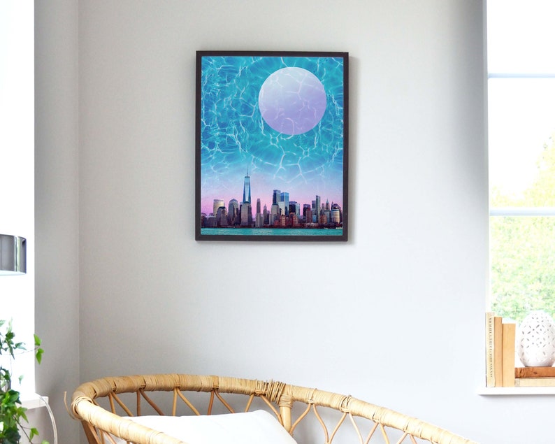 Wall Art 11x14 Print Home Office Wall Art Digital Collage Etsy