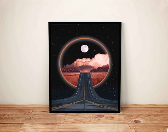 Surreal Portal Art Print: Eclectic Sci-fi Wall Decor - Etsy