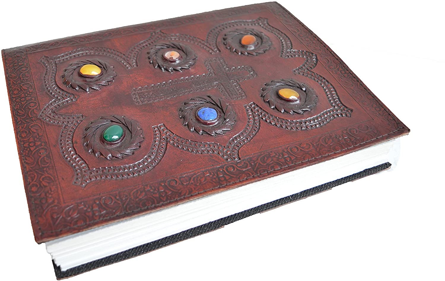 New Handmade Embossed Leather Journal Diary Personalized Etsy
