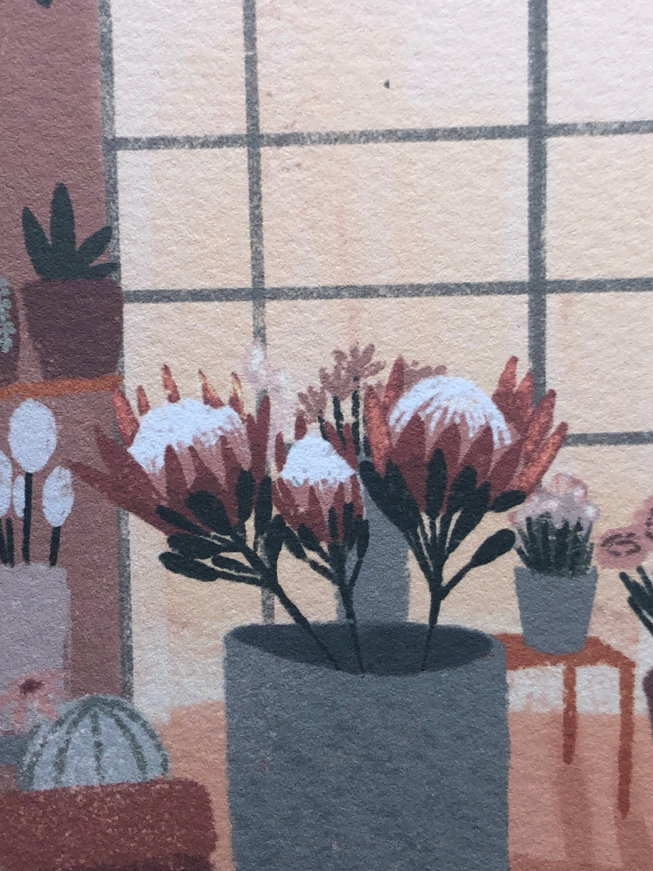 Garden Art Print Floral Art Etsy