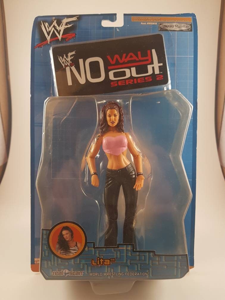 Wwe Wrestling Lita Action Figure Walmart Exclusive Free Etsy