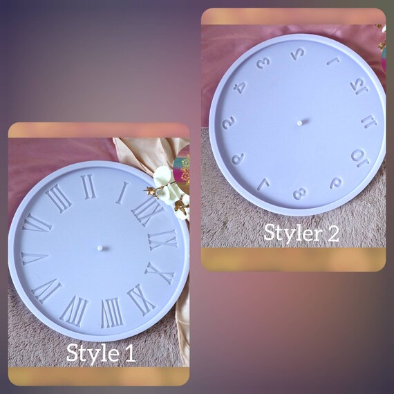 DIY Resin Clock Kit - Clock Silicone Mould - Make A Clock Set - Mould for Epoxy  Resin Castings