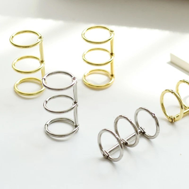 70mm Hinged Ring Clip Book Binder Metal Jail Scrapbook Split Crafting Ring  Hoop