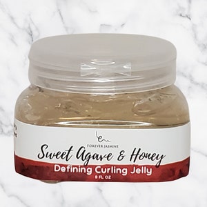 Sweet Agave & Honey Hair Gel, Defining Gel, Curling Jelly, Flake Free, Firm  Hold, Natural Gel for Healthy Hair - Etsy