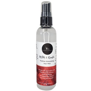 Hair Follicle Stimulating Spray, Hair Loss, Hair Growth, Healthy Scalp, Biotin, Keratin, MSM, Rosemary, Aloe, Detangle