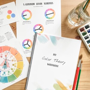 Color Theory Printable for Kids | Color Wheel & Color Mixing Workbook image 8