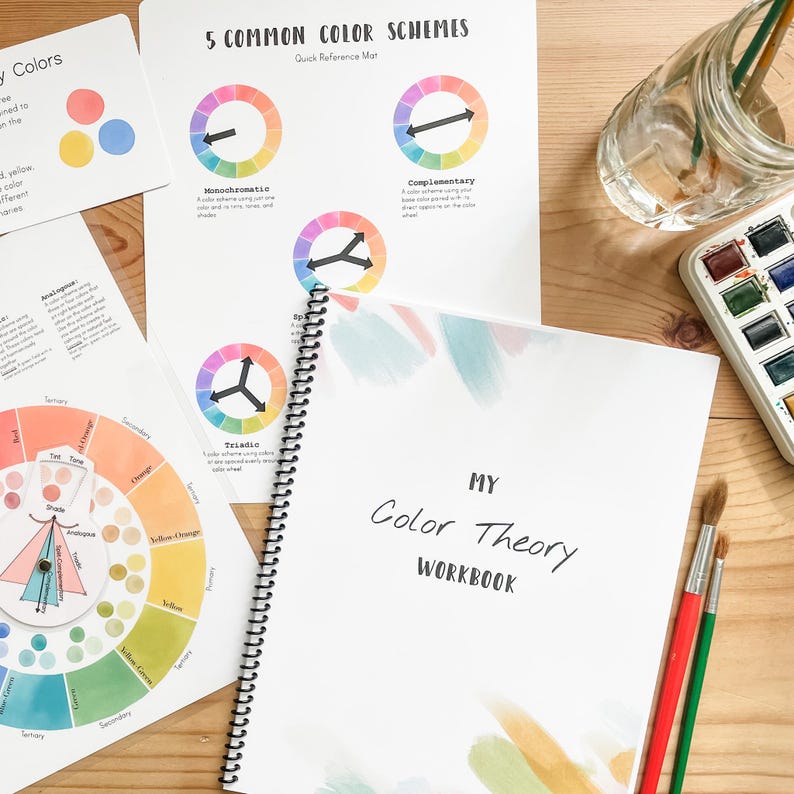 Color Theory Printable for Kids | Color Wheel & Color Mixing Workbook image 8