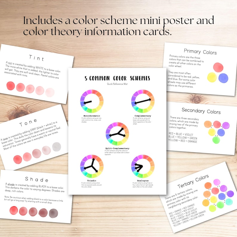 Color Theory Printable for Kids | Color Wheel & Color Mixing Workbook image 3