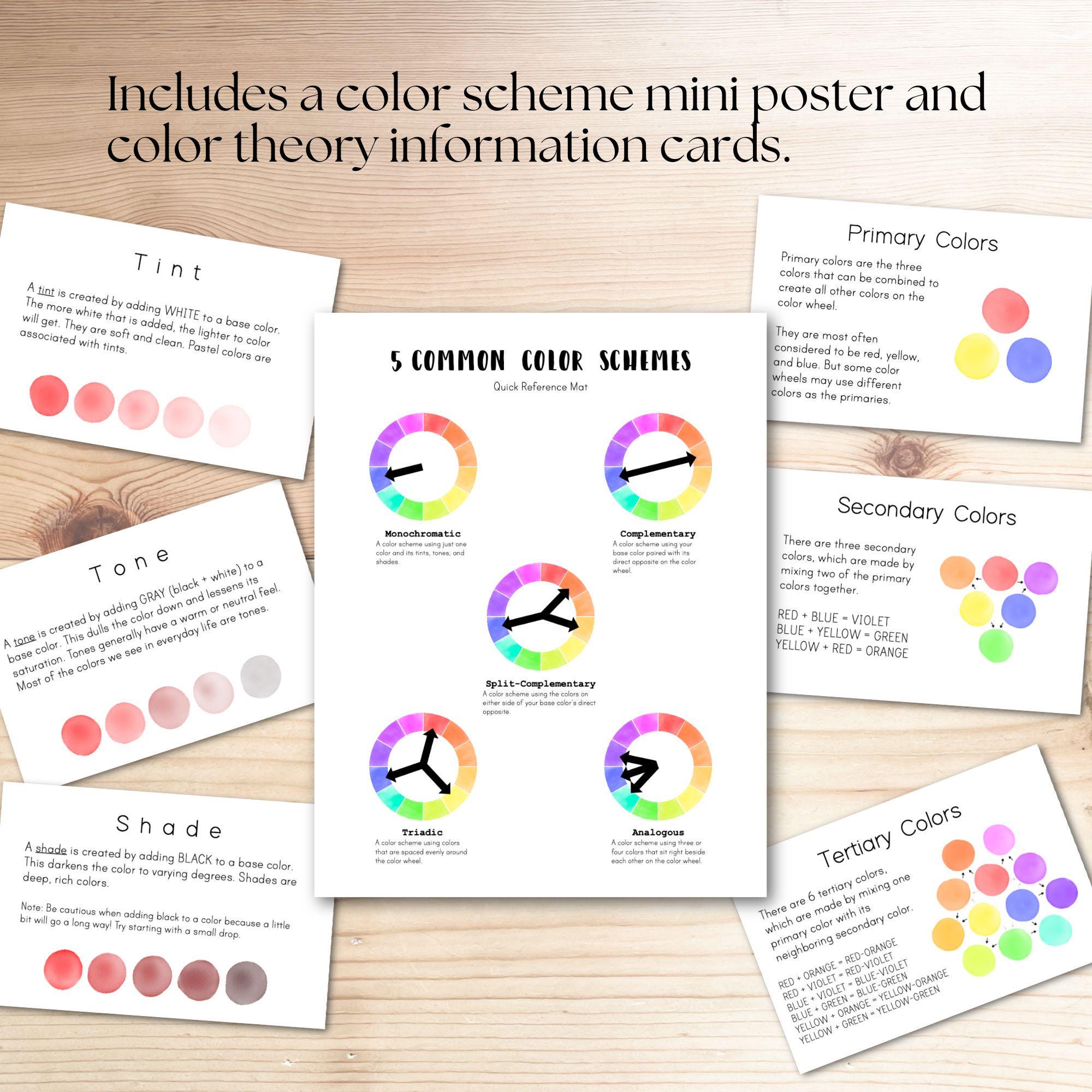 Color Theory Printable for Kids | Color Wheel & Color Mixing Workbook ...