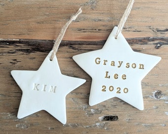 Personalized Star Ornament