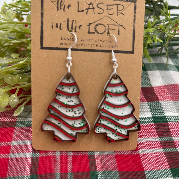 Painted Little Debbie Christmas Tree Cake Etsy