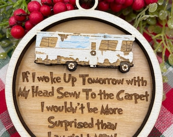 Christmas Vacation Ornament – Cousin Eddie's RV, Clark Quote