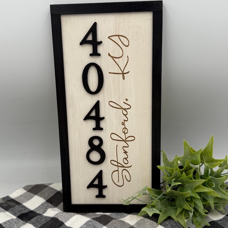 Zip Code Signs - Etsy
