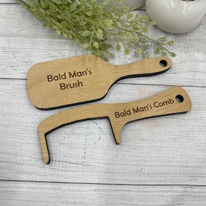 Gag gift for bald man gift for men hairloss joke gift comb for bald man brush for bald men’s gift over the hill party gift birthday for men