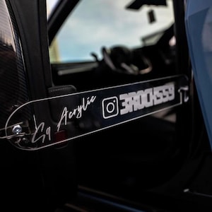 Custom Acrylic Car Door Prop (Set Of Two)