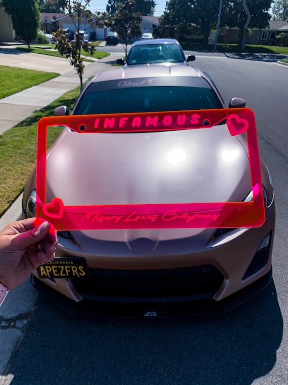 Custom License Plate Frames at Wholesale Prices