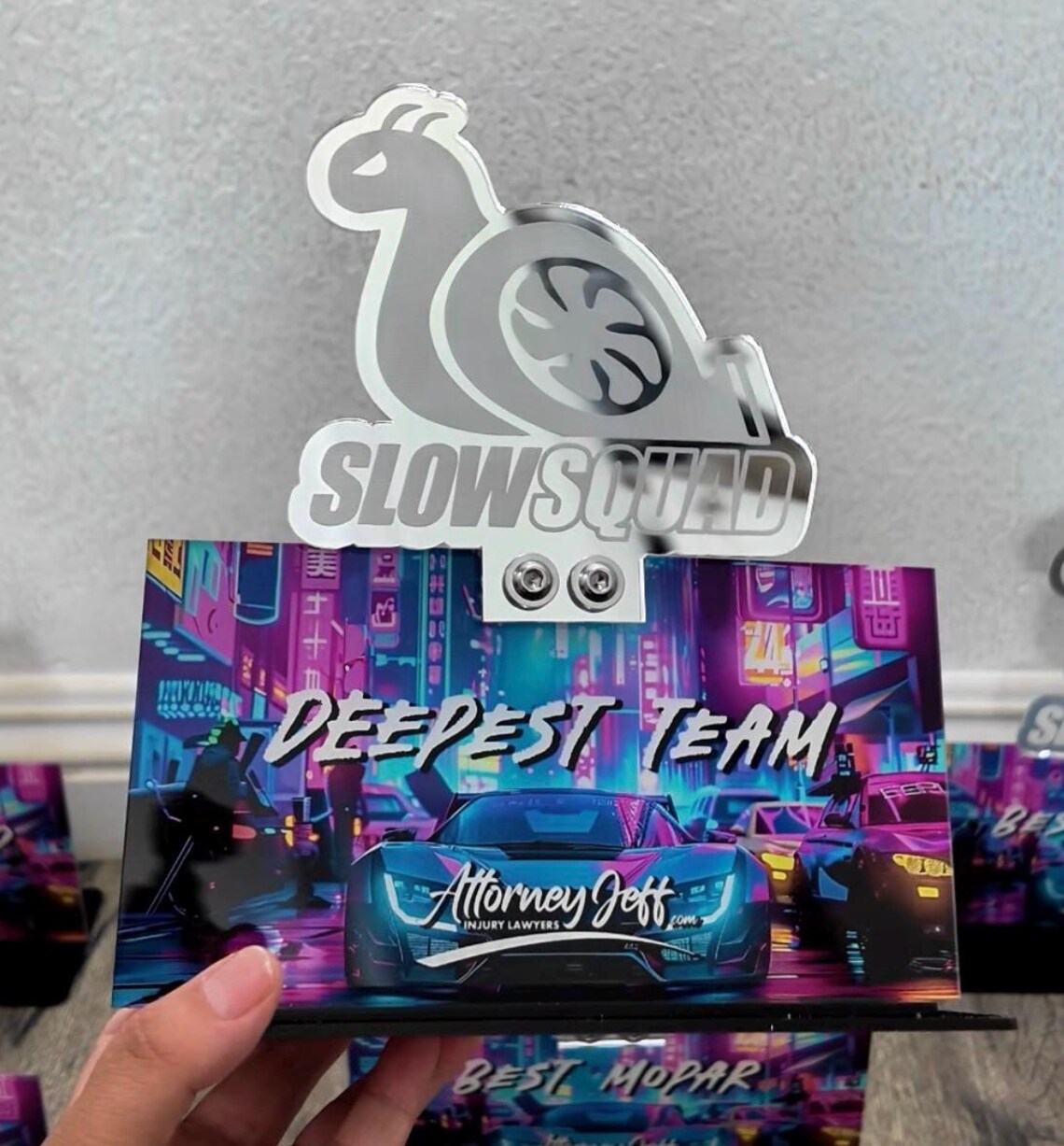 Custom Acrylic Trophy | Multi Layer Award Plaque | Personalized ...