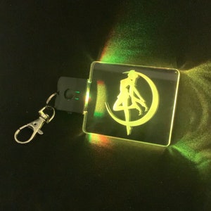 Custom light up keychain