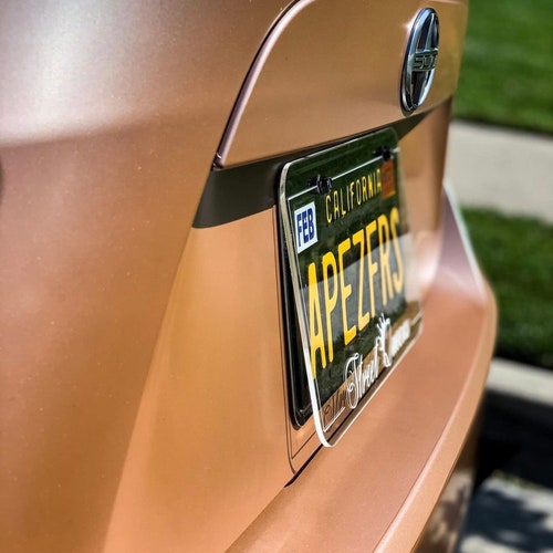 Custom Vanity Cover License Plate License Plate Delete Etsy