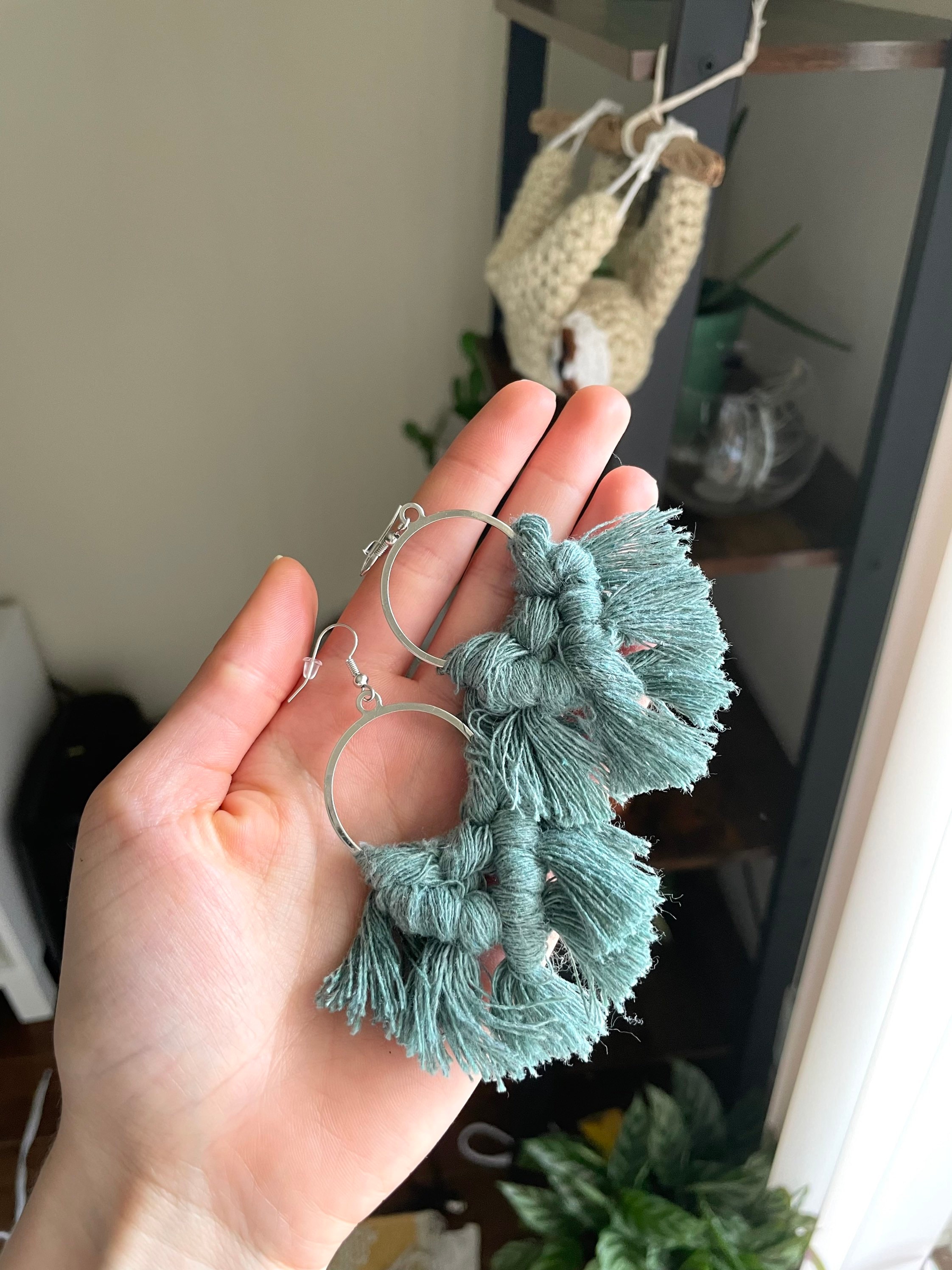 Macrame earrings Etsy