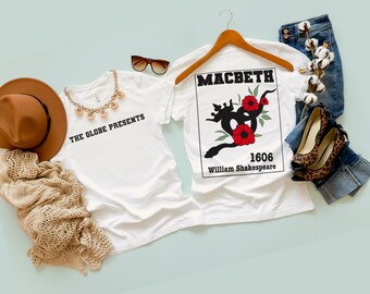 Macbeth shirt, Shakespeare shirt, Literature shirt, Teacher shirt, English teacher shirt, Book lover shirt, Book lover gift