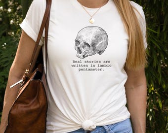 Camiseta de pentámetro yámbico, camiseta de Shakespeare, camiseta de literatura, camiseta de literatura clásica