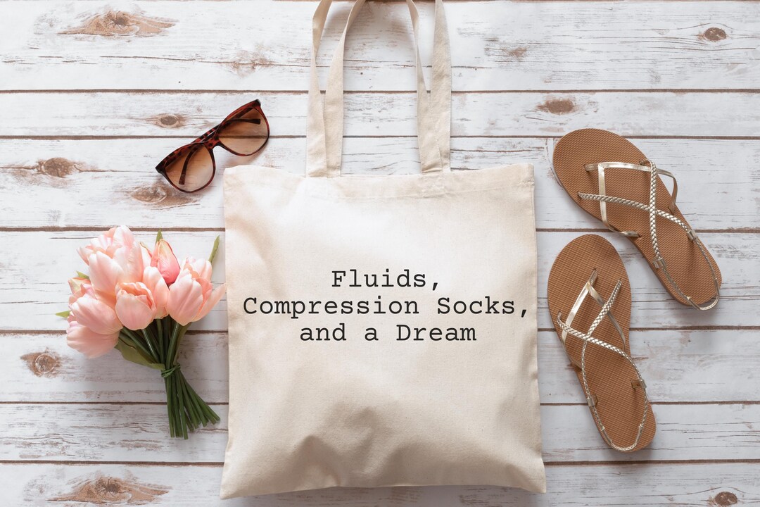 Fluids, Compression Socks, and a Dream Cotton Canvas Tote Bag, Pots ...