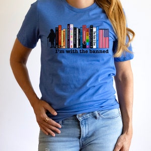 Banned books tshirt, banned books, censorship, teacher, teacher gifts, teacher shirt