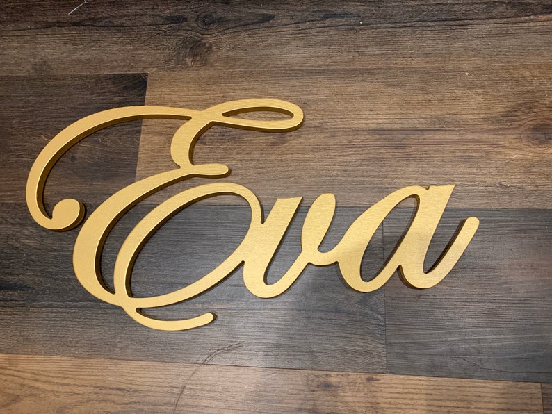 Baby Nursery Name Wall Hanging Nursery Decor Wood Name Etsy