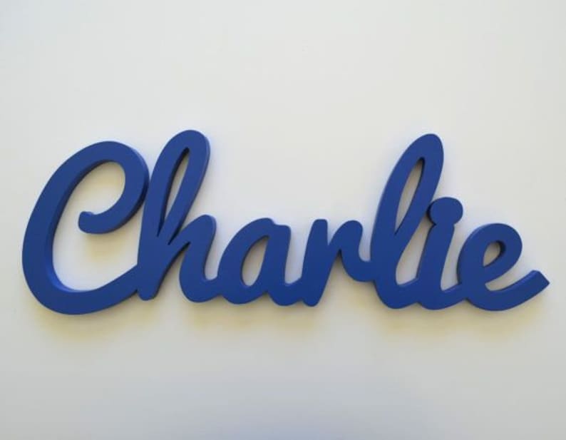 Baby Nursery Name Wall Hanging Nursery Decor Wood Name Etsy