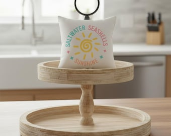 Summer Mini Pillow – Dollhouse & Seasonal Home Décor | Handmade in Minnesota