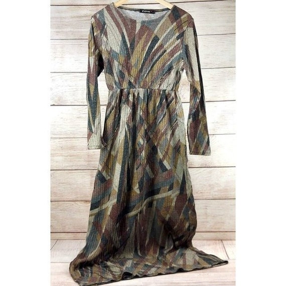 Women Vintage Maxi Dress | Long Sleeves Dress | W… - image 6