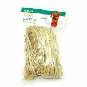 Panacea Raffia Natural Rope Gift Wrapping | Art & Craft DIY Ribbon Palm Tree Fibers | Handmade Decorative Décor