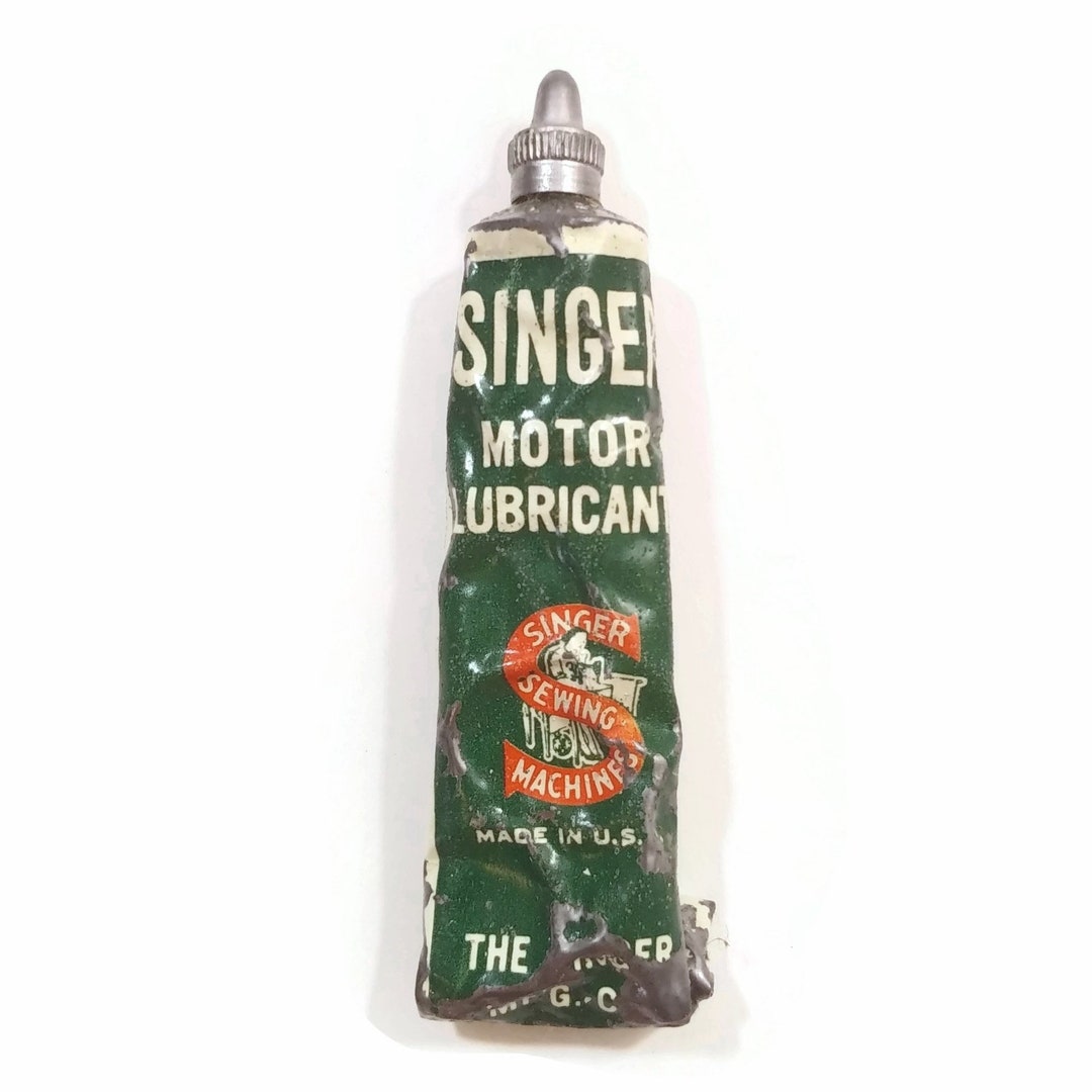 Vintage SINGER Motor Lubricant Tube Collectible Made in USA Etsy