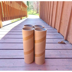 Paper Tubes > 10pc 1 5/8 id - 2.5 long - 7/16 wall Heavy Kraft Paper Tube