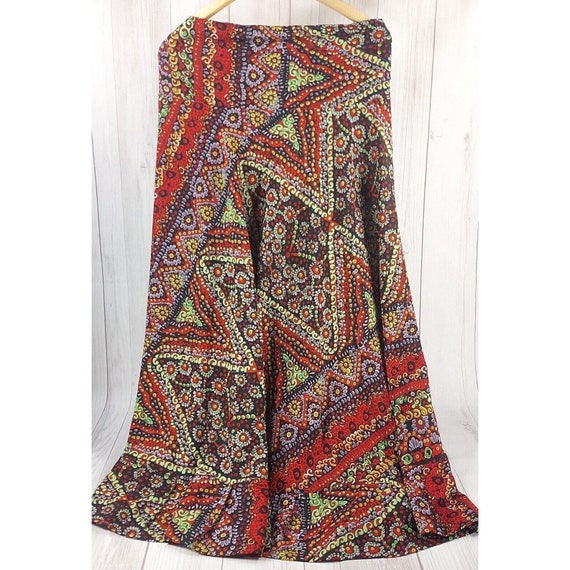 Women Ethnic Skirt | Vintage Peasant Indian Maxi … - image 1