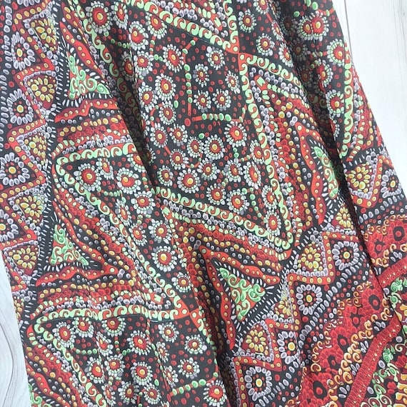 Women Ethnic Skirt | Vintage Peasant Indian Maxi … - image 3